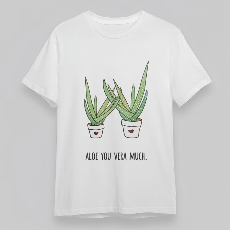 Men'S Round Neck T Shirt Aloe  - огляд і ціна Aloe Vera Pot