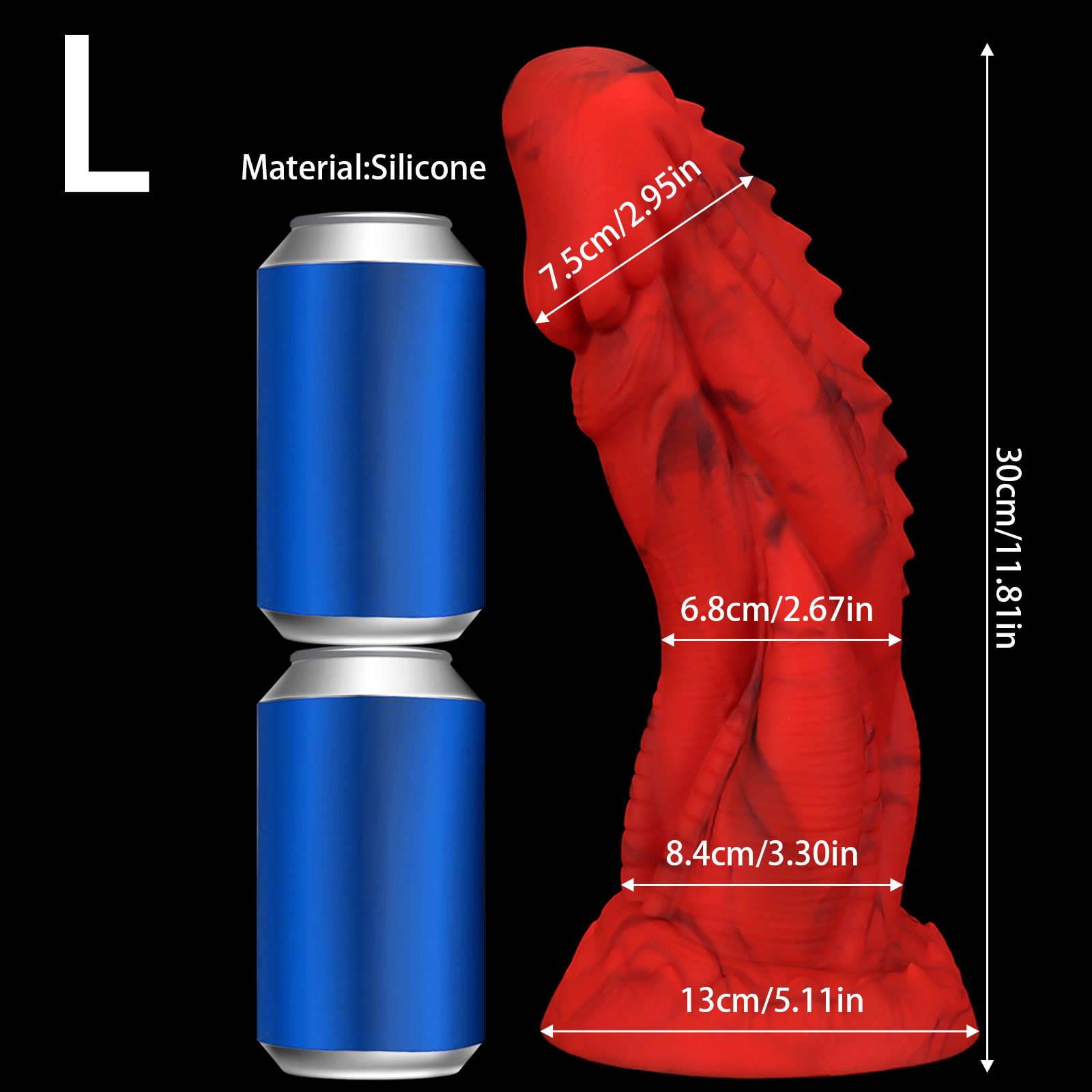 Huge Big Large Anal Plug Drago - огляд і ціна Monstera Adansonii