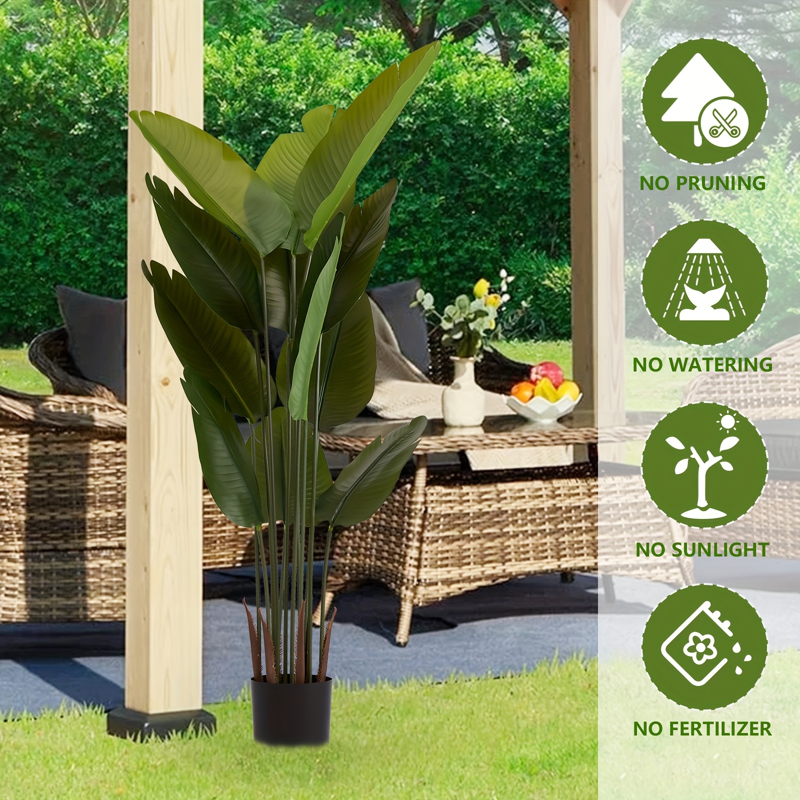 Artificial Bird Of Paradise Pl - огляд і ціна Bird Paradise Strelitzia