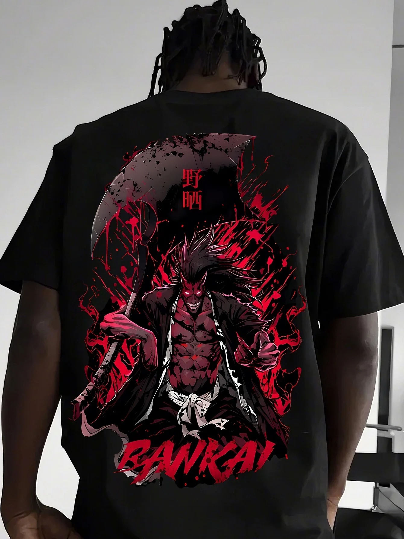 2026 BLEACH Kenpachi T-shirt A - огляд і ціна Aglaonema Red