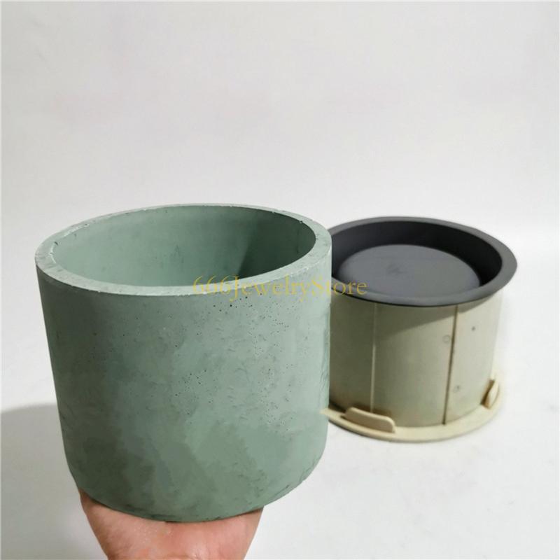 F2TD Large Round Concrete Flow - огляд і ціна Echeveria Succulent