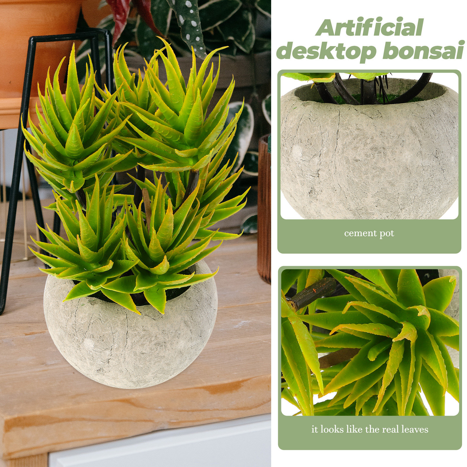 1 Piece Artificial Aloe Vera B - огляд і ціна Aloe Vera Pot