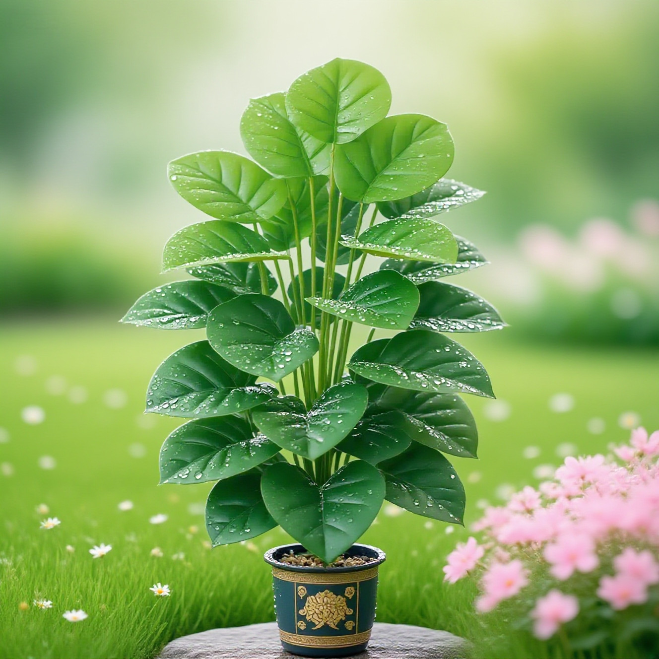 Large Artificial Pothos Plant  - огляд і ціна Dracaena Marginata
