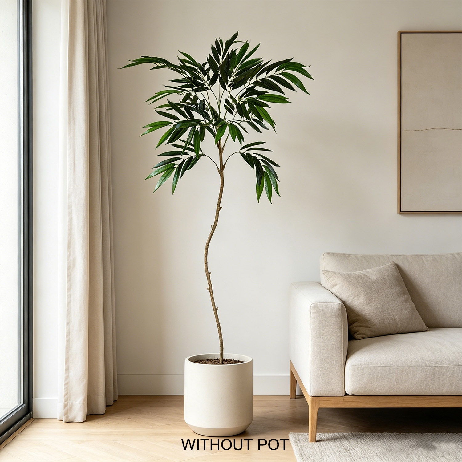 65-210cm/6.9ft Artificial Will - огляд і ціна Ficus Lyrata Tree